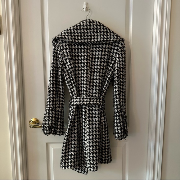 Zara Houndstooth Coat - Picture 4 of 6